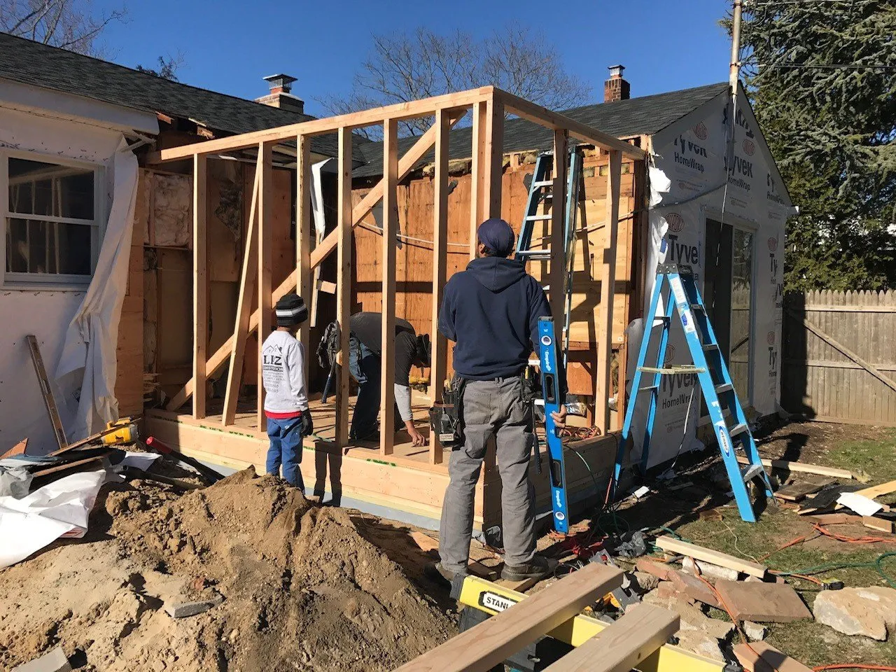 Framing and structural carpentry work