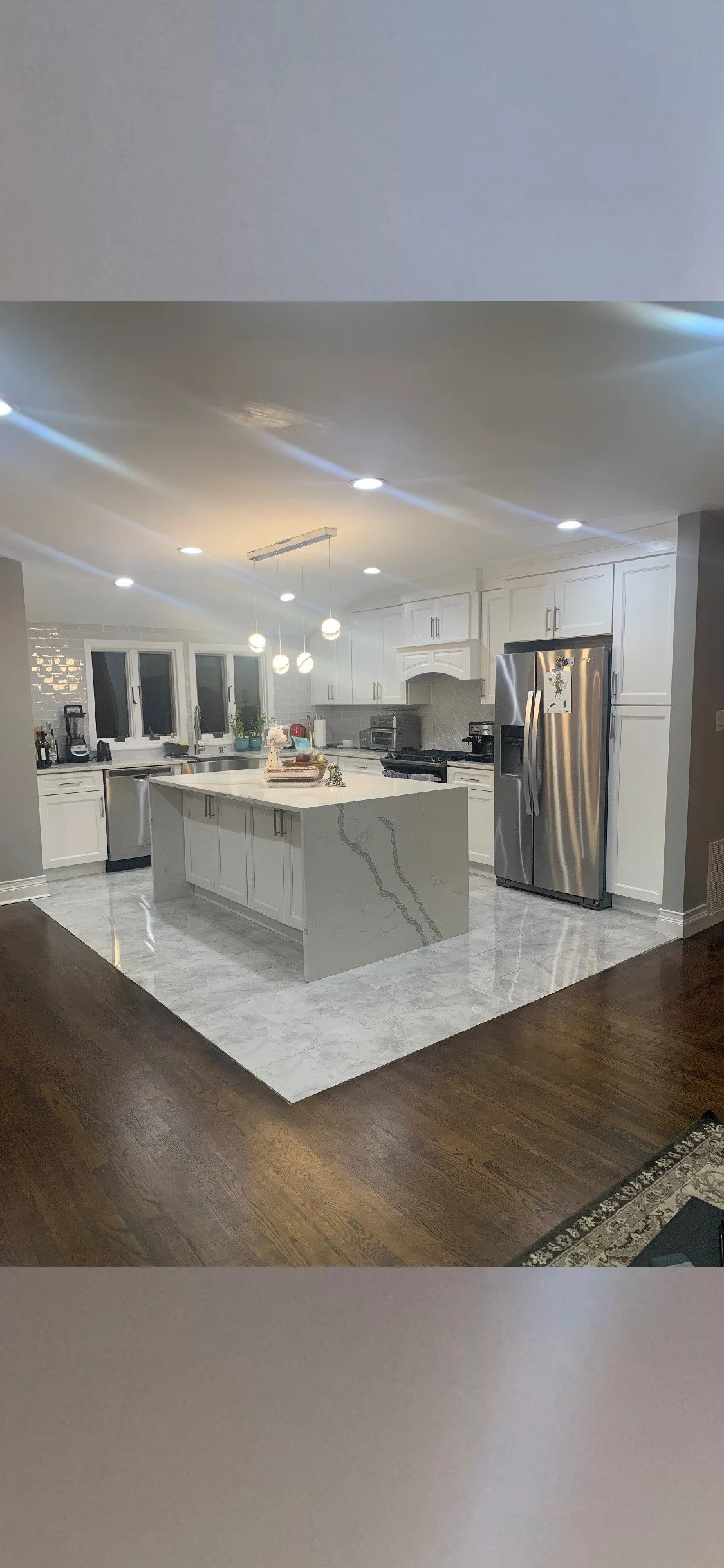 Custom wood cabinetry installation in Dix Hills, Suffolk County