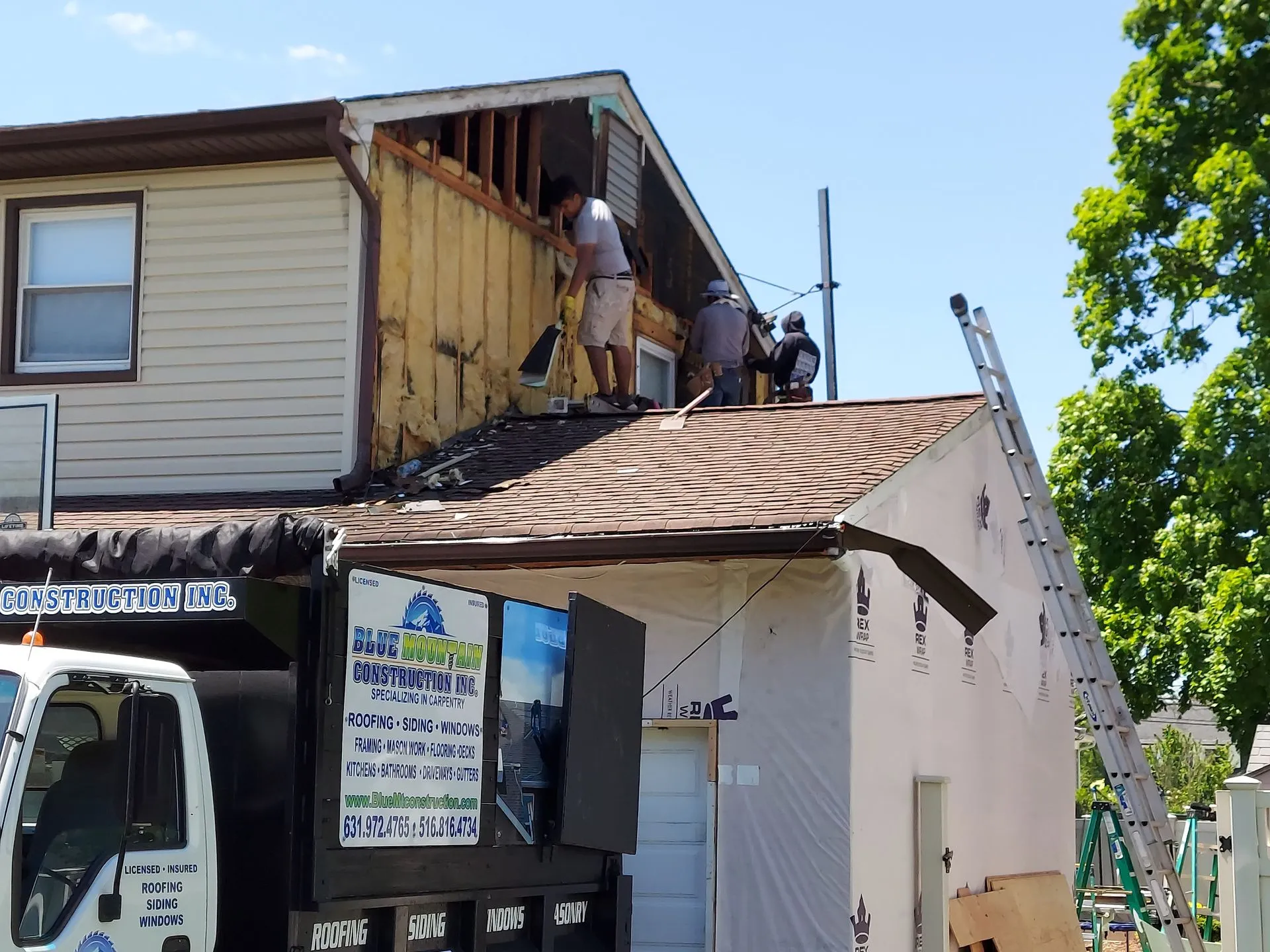 Front elevation siding upgrade