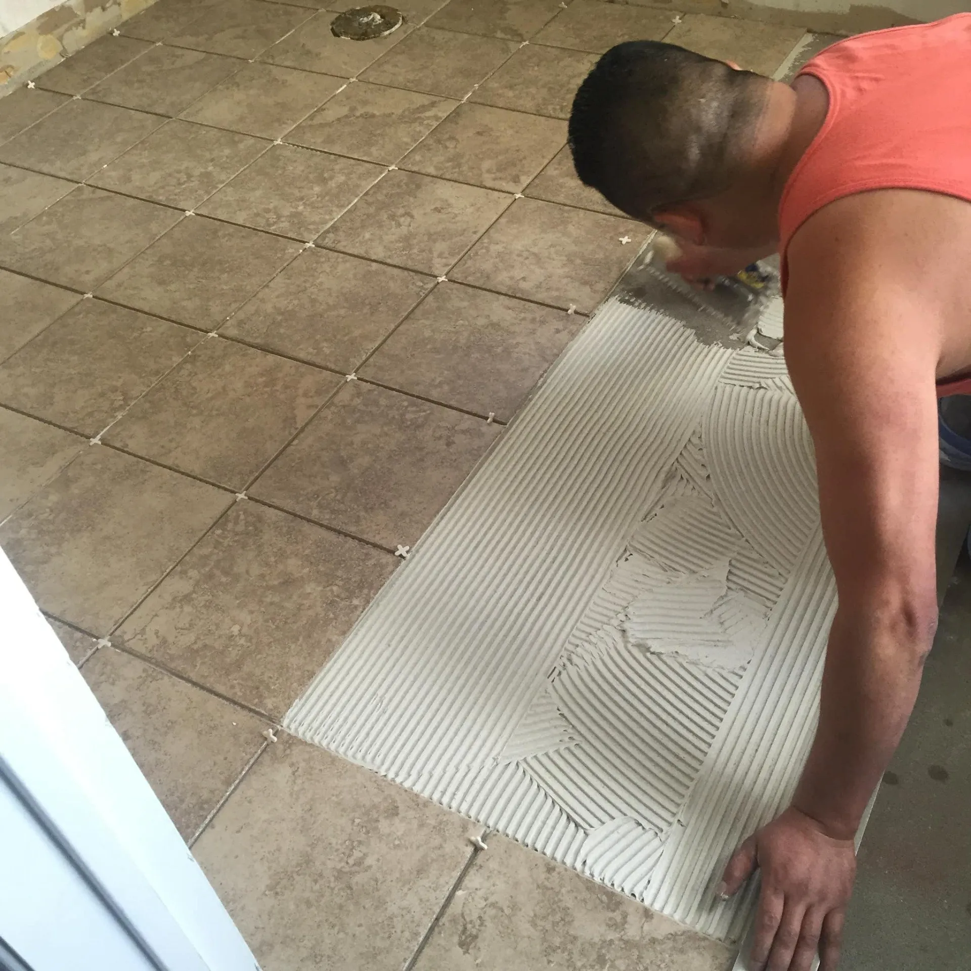 Kitchen backsplash tile work